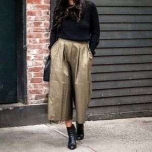 Zara gold pants